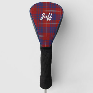 Personalisierte Hamilton Tartan Karierte Treiberab Golf Headcover