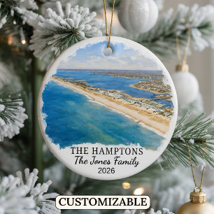 Personalisierte Hamptons, Maßgeschneiderte New Yor Keramik Ornament