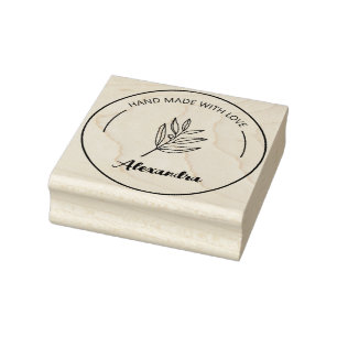 Personalisierte Hand aus Liebe-Kautschuk-Briefmark Gummistempel