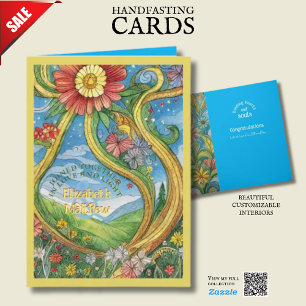 PERSONALISIERTE HANDFASTKARTE PAGAN CELTIC DROID KARTE