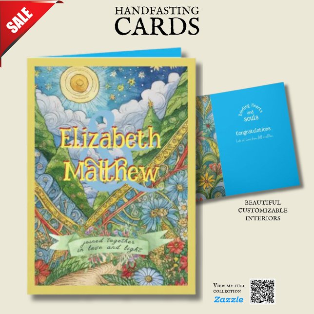 PERSONALISIERTE HANDFASTKARTE PAGAN-ZELLTIK KARTE (Von Creator hochgeladen)