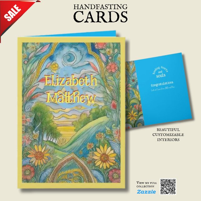 PERSONALISIERTE HANDFASTKARTE PAGAN-ZELLTIK KARTE (Von Creator hochgeladen)