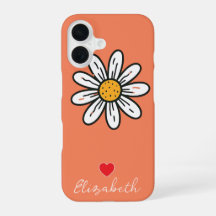 Personalisierte Handgemalte Süße Gänseblümchen Blu