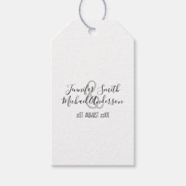 Personalisierte handgeschriebene Gift-Tags Name Da Geschenkanhänger