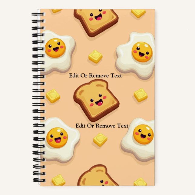 Personalisierte Handschriftenpraxis Spiral Noteboo Notizbuch (Vorderseite)