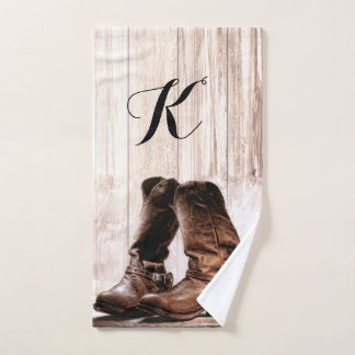 Personalisierte Handtuchschuhe rustikale Weste Handtuch