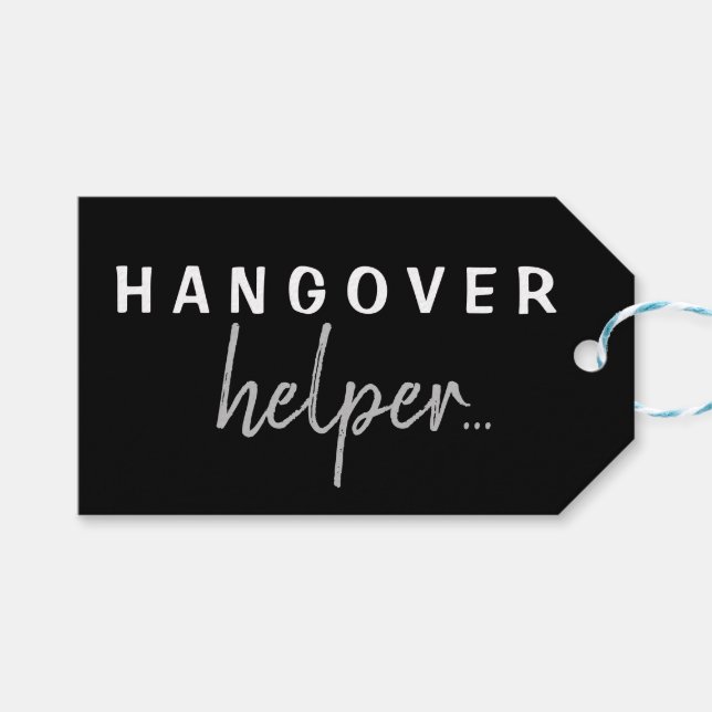 Personalisierte Hangover Helper Bachelorette-Gesch Geschenkanhänger (Vorderseite (Horizontal))