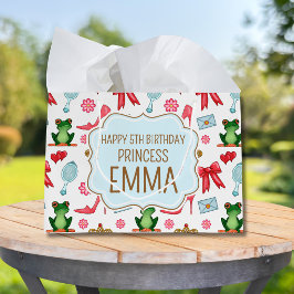 Personalisierte Happy Birthday Prinzessin Geschenk Große Geschenktüte
