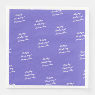 Personalisierte Happy Birthday Serviette - HAMbyWG