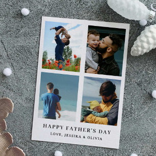 Personalisierte Happy Father's Day Karte mit Foto