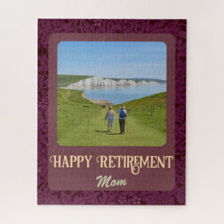 Personalisierte Happy Retirement Geschenke für Mam Puzzle