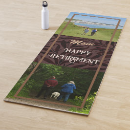 Personalisierte Happy Retirement Geschenke für Mam Yogamatte