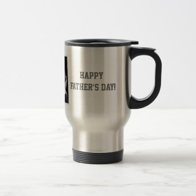 Personalisierte Happy Vathers Day Tasse FÜGEN IHR  (Rechts)