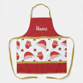 Personalisierte Hats und Mitten Schürze