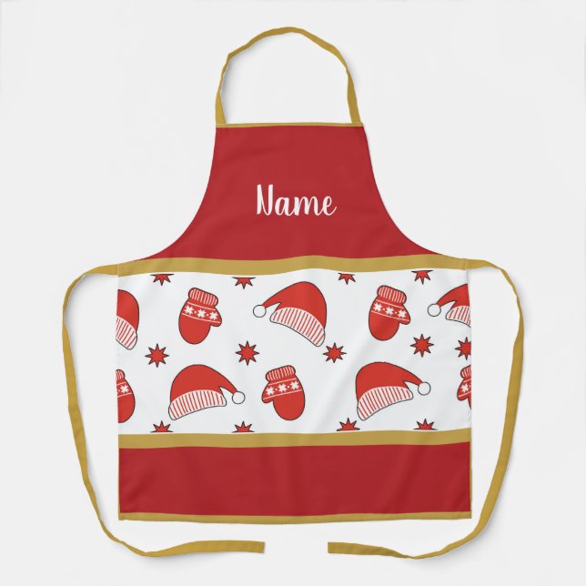 Personalisierte Hats und Mitten Schürze (Vorderseite)
