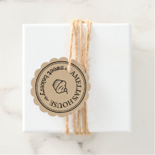 Personalisierte, hausgemachte Logo-Tags Geschenkanhänger