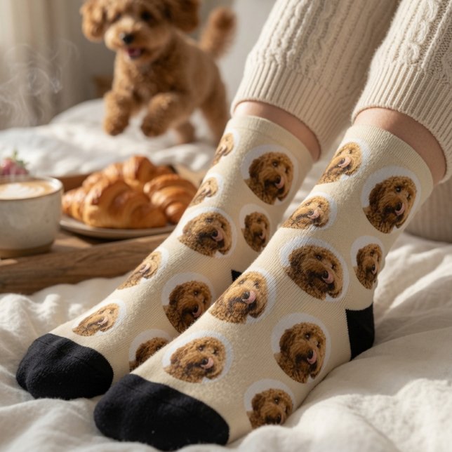 Personalisierte Haustier-Gesichtssocken | Benutzer Socken (Von Creator hochgeladen)