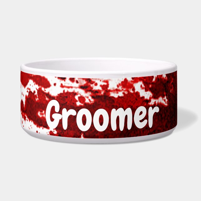 Personalisierte Haustiere Bowls Blumenkohl Vampire Napf (Vorderseite)