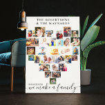 Personalisierte Heart Shaped Foto Collage Leinwanddruck<br><div class="desc">Erstellen Sie Ihre eigenen personalisiert verpackten Leinwände mit 29 Ihrer Lieblings-Fotos und Ihrem Familiennamen(en). Die Fotovorlage ist ein Set, um eine Foto-Collage in Form einer Liebe-Herz zu erstellen und Ihre Bilder in einer Mischung aus Portrait, Landschaft und quadratischen instragramm Formaten anzuzeigen. Laden Sie Ihre Fotos, die in Reihen arbeiten, von...</div>