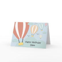Personalisierte Heißluftballons