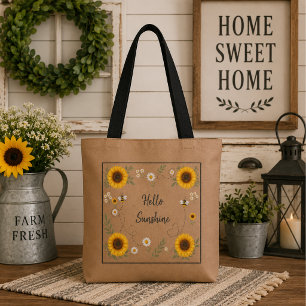 Personalisierte Hello Sunshine Sonnenblume