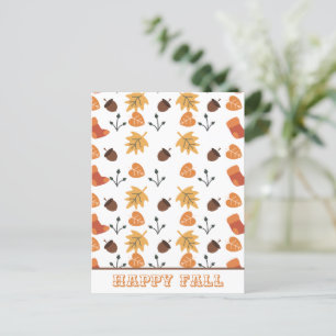 Personalisierte Herbst-Postkarte Postkarte