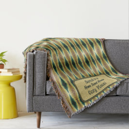 Personalisierte Herbstblätter, Abstrakt Decke