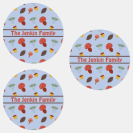 Personalisierte Herbstmarken Etiketten