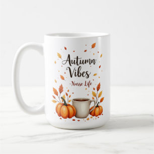 Personalisierte Herbststimmung Krankenpfleger Lebe Kaffeetasse