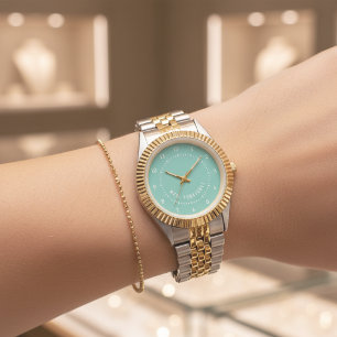 Personalisierte Herren- und Damen-Uhr als Geschenk Armbanduhr