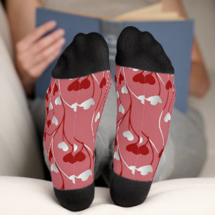 Personalisierte Herz Crew Socken
