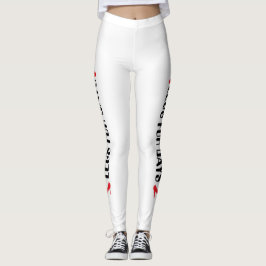 Personalisierte High Heel Zitat Leggings