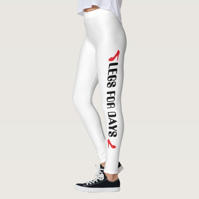 Personalisierte High Heel Zitat Leggings (Links)