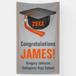 Personalisierte High School Abschluss Banner Cap