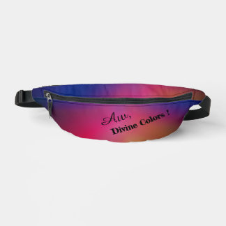 Personalisierte Himbeer-Pflaume Bauchtasche