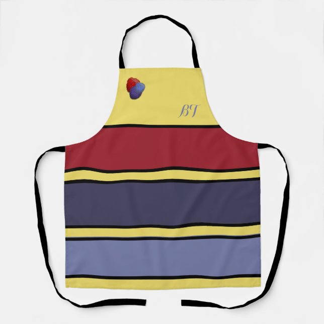 Personalisierte Himbeere Tart-farbene Schürze (Vorderseite)