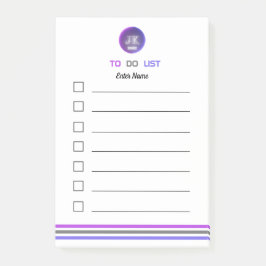 Personalisierte Hinweise für die Anbringung des JK Post-it Klebezettel