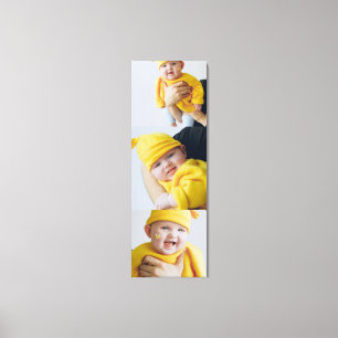 Personalisierte Hinzufügen von 3 Fotografien nach  Leinwanddruck