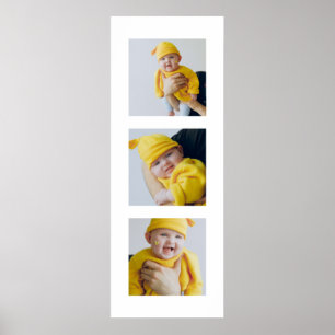 Personalisierte Hinzufügen von 3 Fotografien nach  Poster