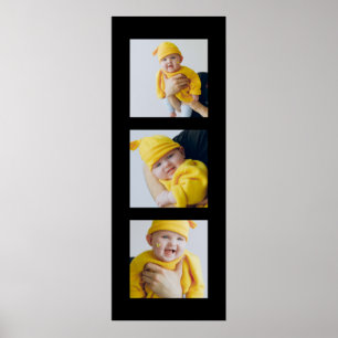 Personalisierte Hinzufügen von 3 Fotografien nach  Poster