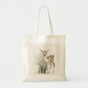 Personalisierte Hirsch-Naturtasche Tragetasche