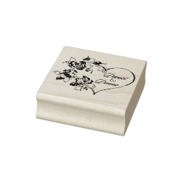 Personalisierte Hochzeit Briefmarke Gummistempel
