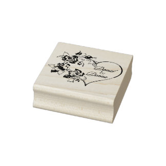 Personalisierte Hochzeit Briefmarke Gummistempel