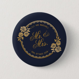 Personalisierte Hochzeit  Button