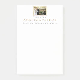 Personalisierte Hochzeit Danke, dass du dir einen Post-it Klebezettel