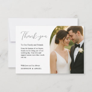 Personalisierte Hochzeit Danksagungskarte Dankeskarte