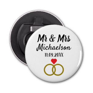 Personalisierte Hochzeit Flaschenöffner
