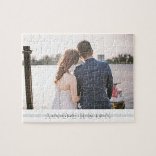 Personalisierte Hochzeit Foto Jigsaw Puzzle
