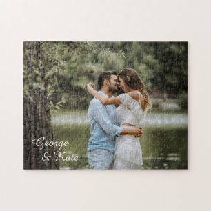 Personalisierte Hochzeit Foto Jigsaw Puzzle