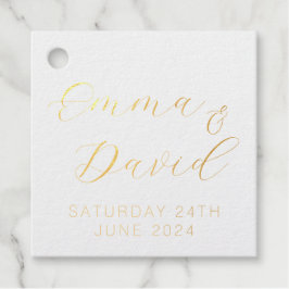 Personalisierte Hochzeit Geschenkanhänger